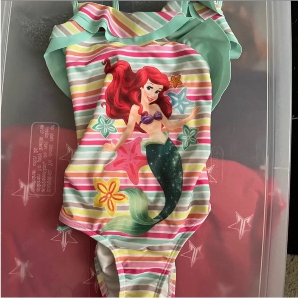 Disney Store Little Mermaid Swimsuit Size 5/6
